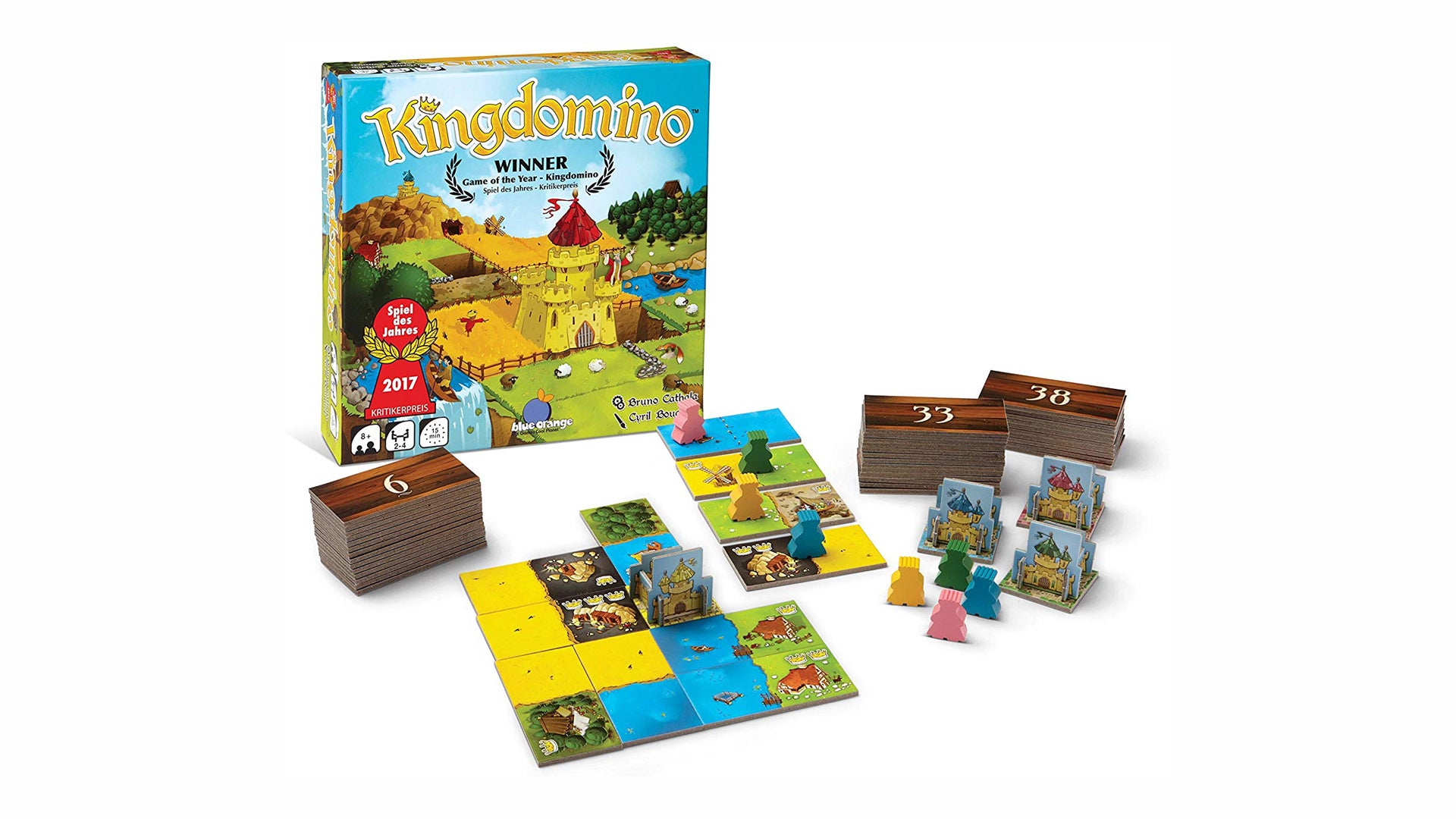 Kingdomino board game layout